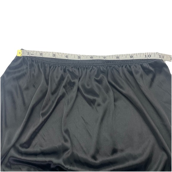 Vintage Black Half Slip Double Layered Lace Hem Size Small O2 Collection Korea - Picture 12 of 13